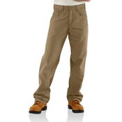 Carhartt Closeout FR Canvas Pant in Khaki